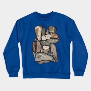 Safely On Your Shoulder Rock Art Crewneck Sweatshirt